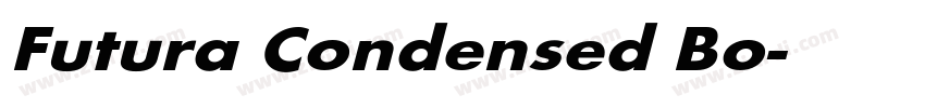 Futura Condensed Bo字体转换 Futura Condensed Bo字体转换